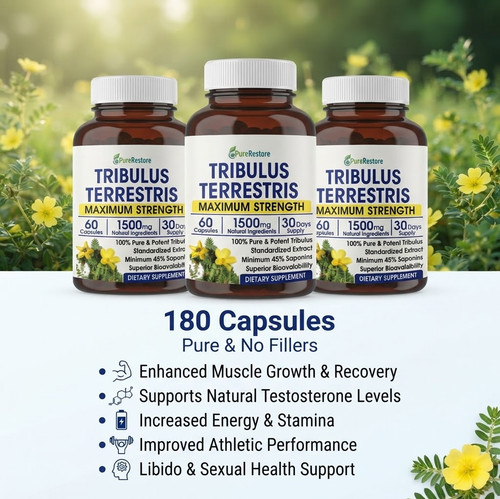 Tribulus terrestris promotes - tribulus,